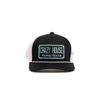 Crazy House Unisex Black and White Trucker Cap with Patch - Crazy House Western Wear