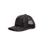 Crazy House Unisex Black Duck Camo Snapback with Jackelope Flag Patch - Crazy House Western Wear