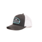 Crazy House Unisex Grey and Black Snapback with Armadillo Patch - Crazy House Western Wear