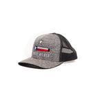 Crazy House Unisex Grey and Black Snapback with Texas Cannon Stitching - Crazy House Western Wear