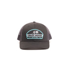 Crazy House Unisex Grey Mesh Snapback with Armadillo Patch - Crazy House Western Wear