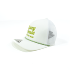 Crazy House White Mesh Snapback Cap