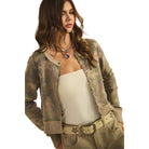 Women's Camo Out Stitches Cardigan DJ3006-01
