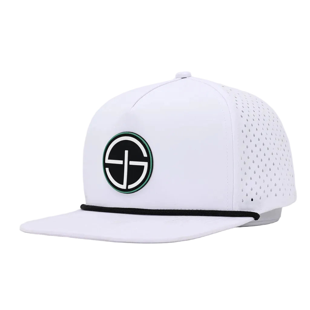 Men's SanJac White Outdoors Scope Performance Rope Hat SJ3157903