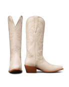 Tecovas Women's Bone Cowhide Snip Toe Boots W20007BON