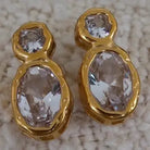 Women's Gold Serenity Earrings 