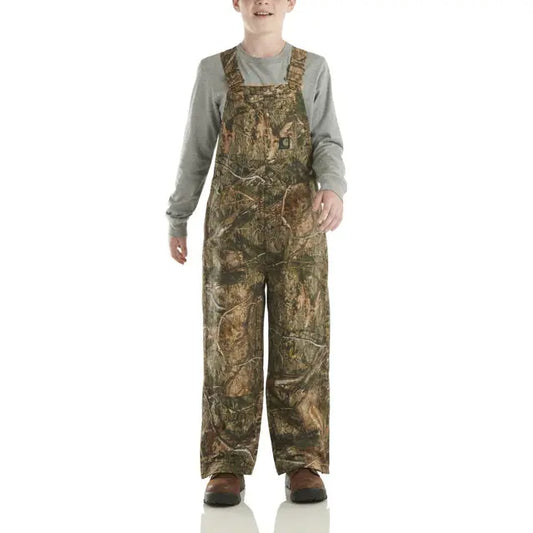 Boy's Carhartt Loose Fit Canvas Insulated Bib - Mossy Oak CM8755-CR27