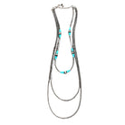 Women's Isac Handmade Navajo Bead, Turquoise Necklace 735141 - Crazy House Western Wear