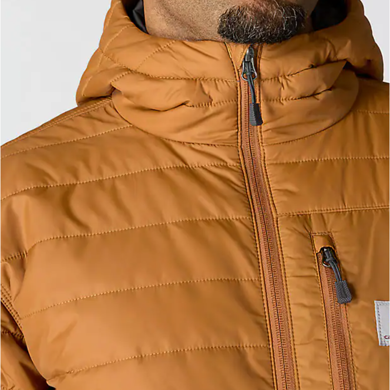 Men's Carhartt Rain Defender Relaxed Fit Lightweight Insulated Hooded Jacket 