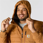Men's Carhartt Rain Defender Relaxed Fit Lightweight Insulated Hooded Jacket 