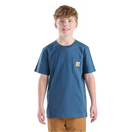 Boy's Carhartt Short Sleeve Pocket T-shirt CA6736-N160