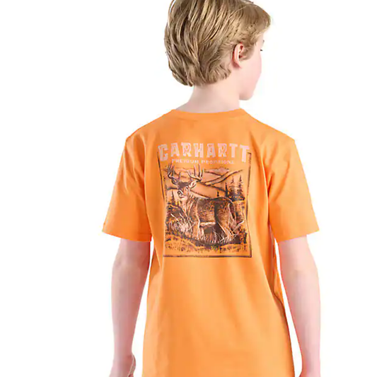 Boy's Carhartt Short Sleeve Deer Pocket T-shirt CA6744-E107