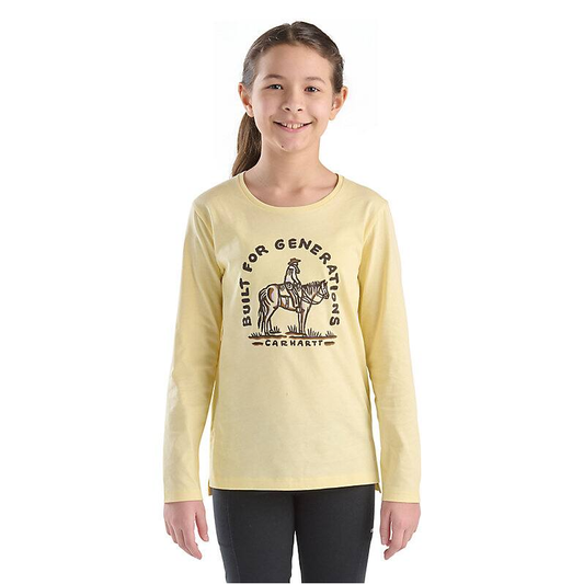 Girl's Carhartt Long Sleeve Generations T-shirt CA7139-Y152