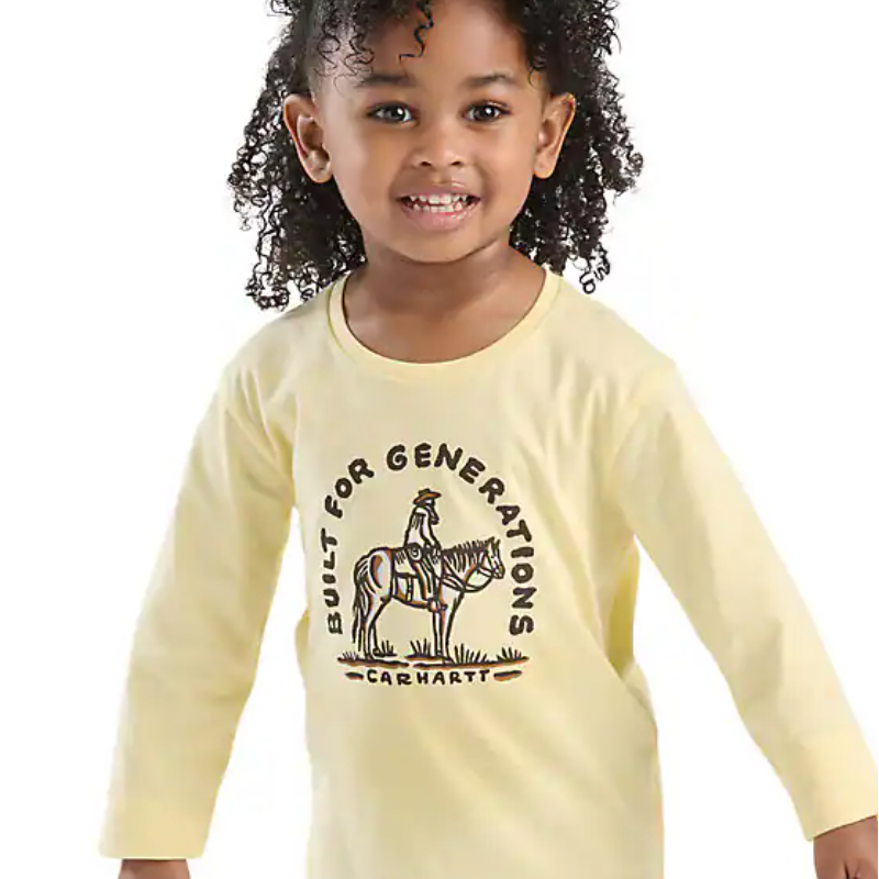 Girl's Carhartt Long Sleeve Generations T-shirt CA7139-Y152