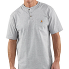 Men's Carhartt Loose Fit Short Sleeve Pocket Shirt Heather Grey K84-HGY - Crazy House Western Wear