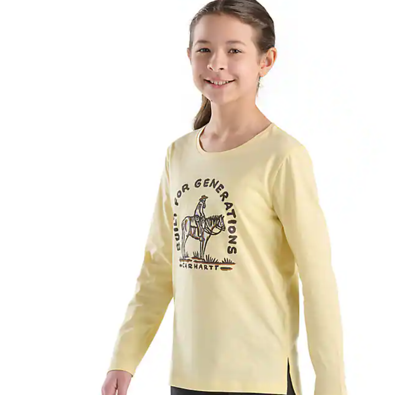Girl's Carhartt Long Sleeve Generations T-shirt CA7139-Y152
