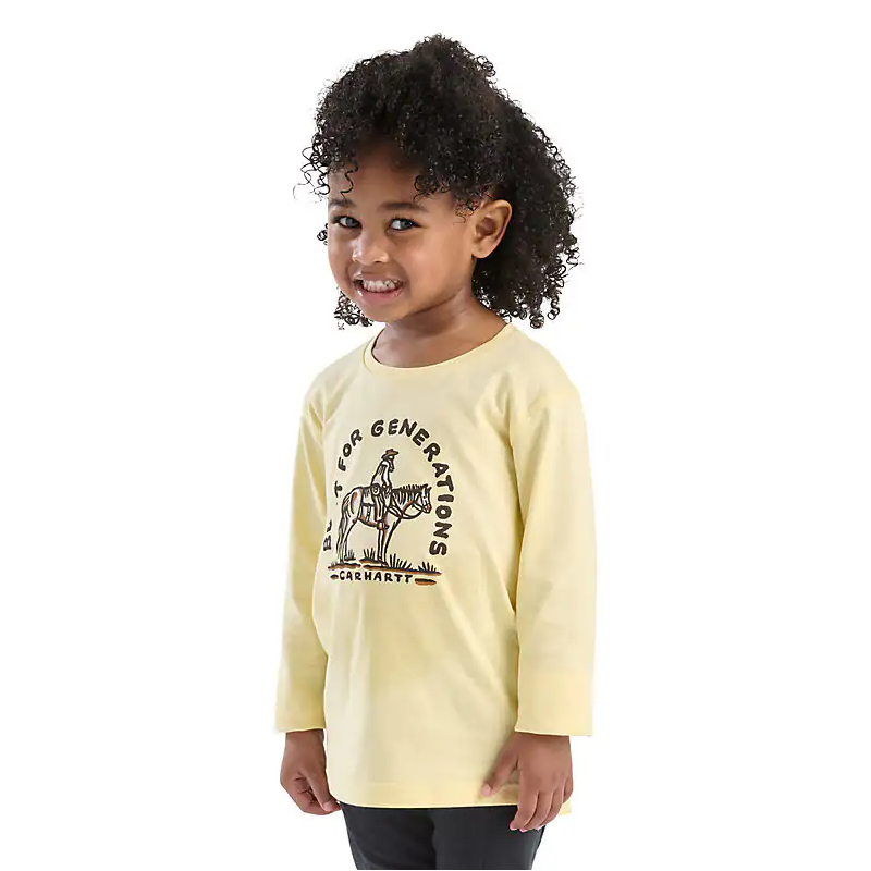 Girl's Carhartt Long Sleeve Generations T-shirt CA7139-Y152