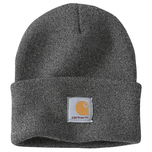 Men's Carhartt Coal Heather Knit Cuffed Beanie A18-HGY