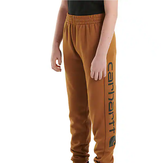 Boy's Carhartt Fleece Logo Sweatpants CK8429-D15