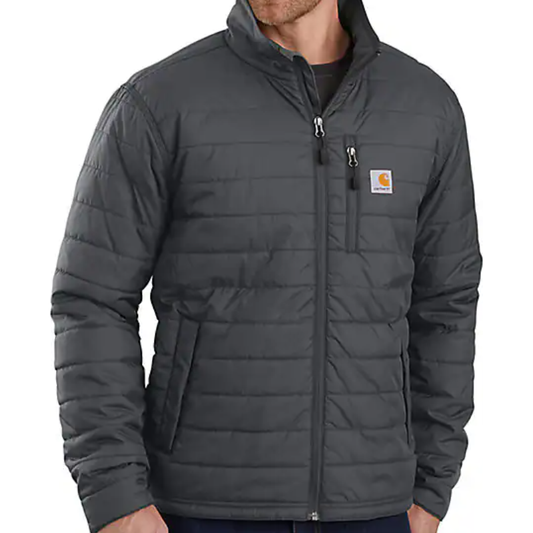 Men's Carhartt Rain Defender Insulated Jacket - Grey 102208-029
