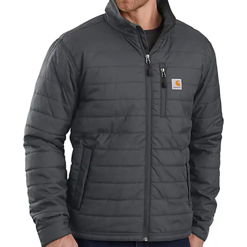 Men's Carhartt Rain Defender Insulated Jacket - Grey 102208-029 - Crazy House Western Wear