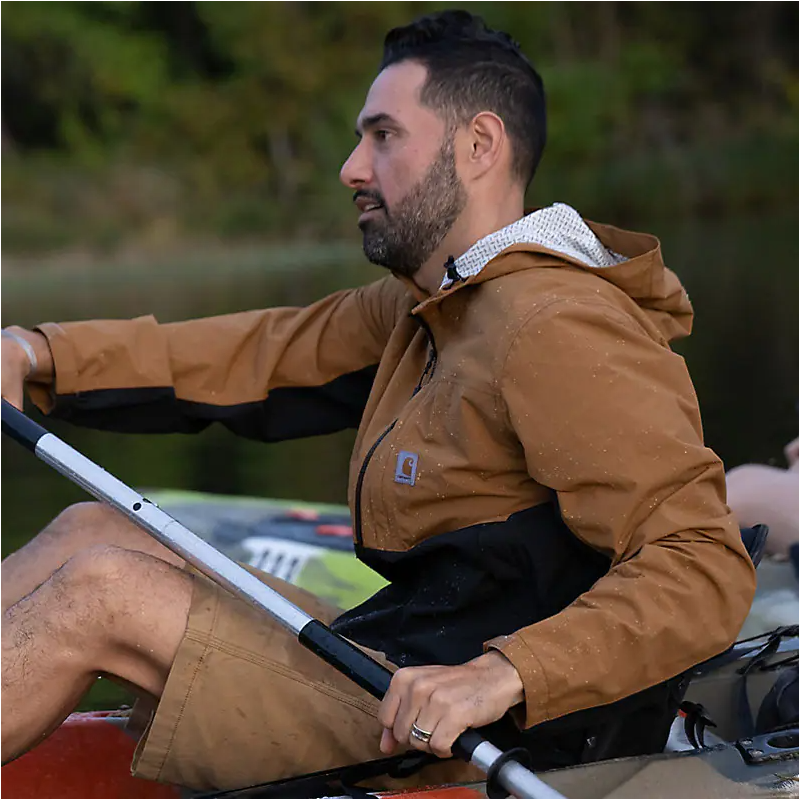 Men's Carhartt Storm Defender Waterproof Jacket Lightweight Relaxed Fit 