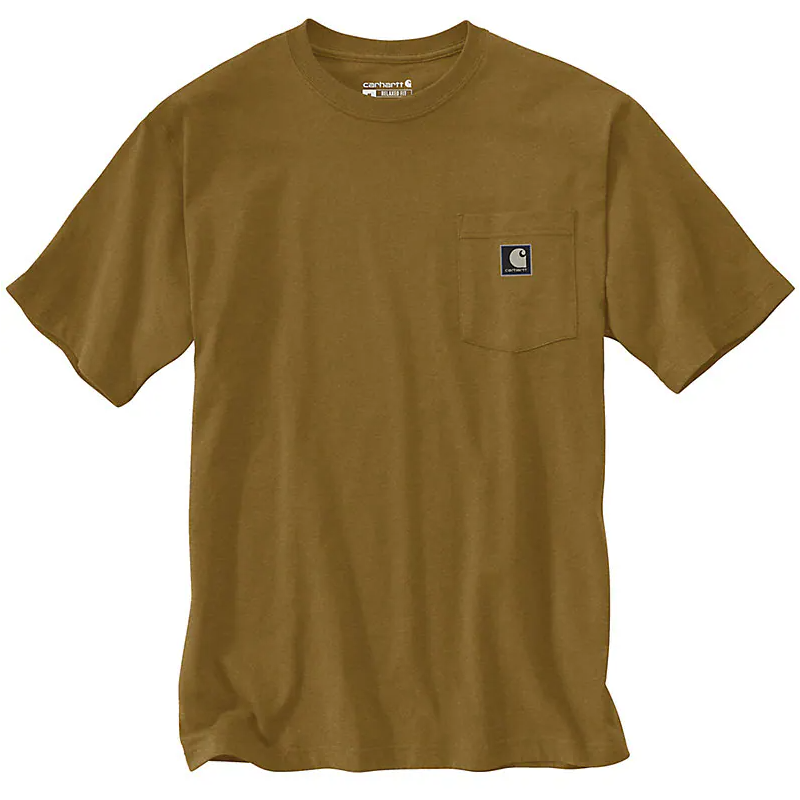 Men's Relaxed Fit Short Sleeve Camo Graphic T-shirt - Golden Grass Heathher 106895-B98 - Crazy House Western Wear