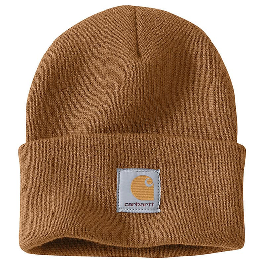 Men's Carhartt Brown Knit Cuffed Beanie