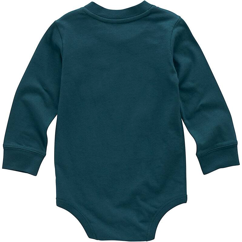 Boy's Carhartt Long Sleeve Pocket Bodysuit CA5011-GM1