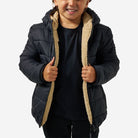 Burlebo Boy's Tan Mountain Fleece Hoodie Jacket Y-MFHJ-TAN