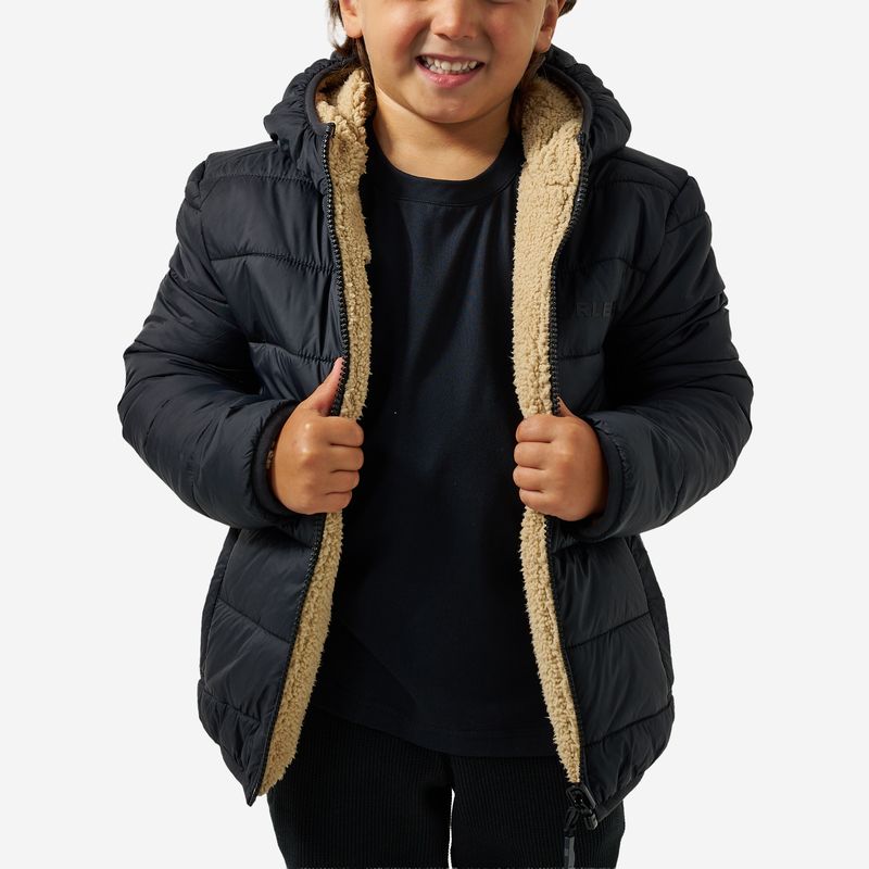 Burlebo Boy's Tan Mountain Fleece Hoodie Jacket Y-MFHJ-TAN