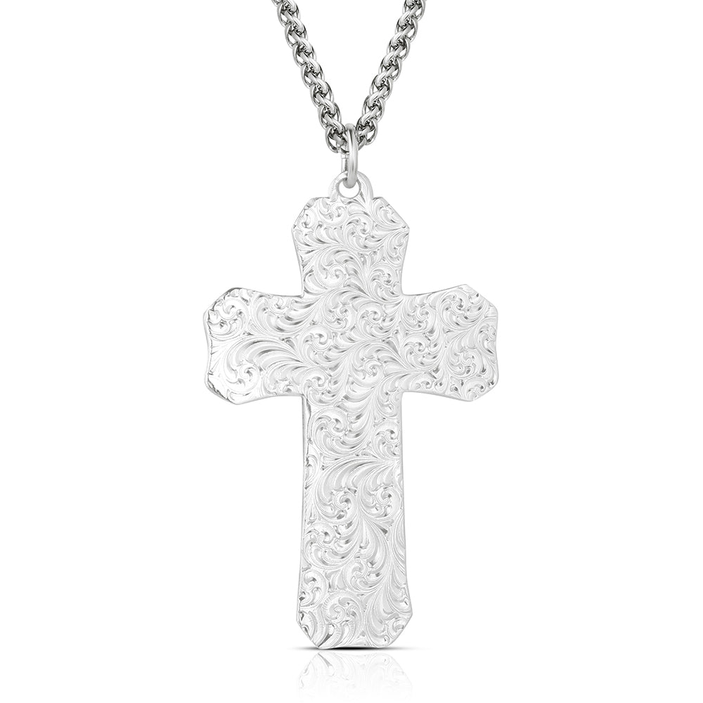 Men's Montana Silversmiths Faith & Freedom American Made Necklace AMNC6417