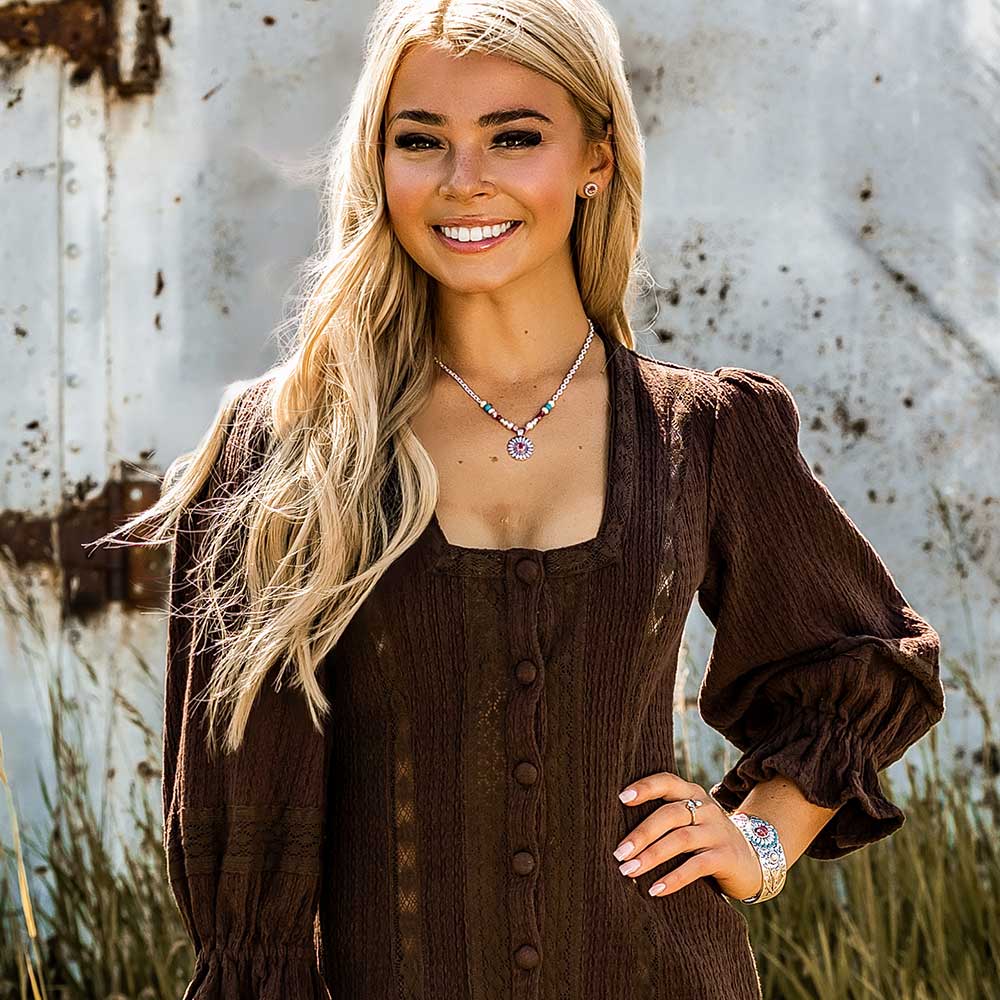 Women's Montana Silversmiths Desert Flower Cuff Bracelet BC6391