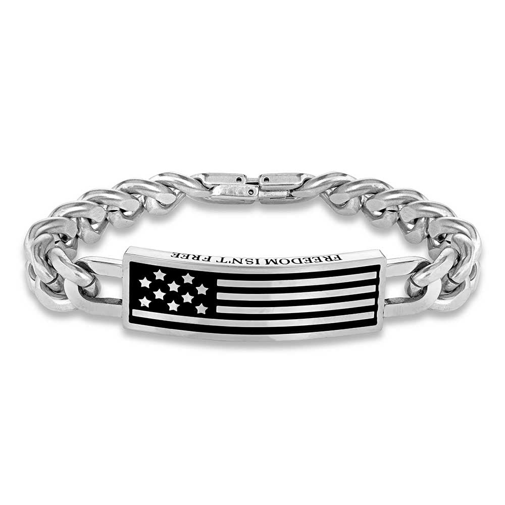 Men's Montana Silversmiths Freedom Isn't Free Bracelet KTBC5655