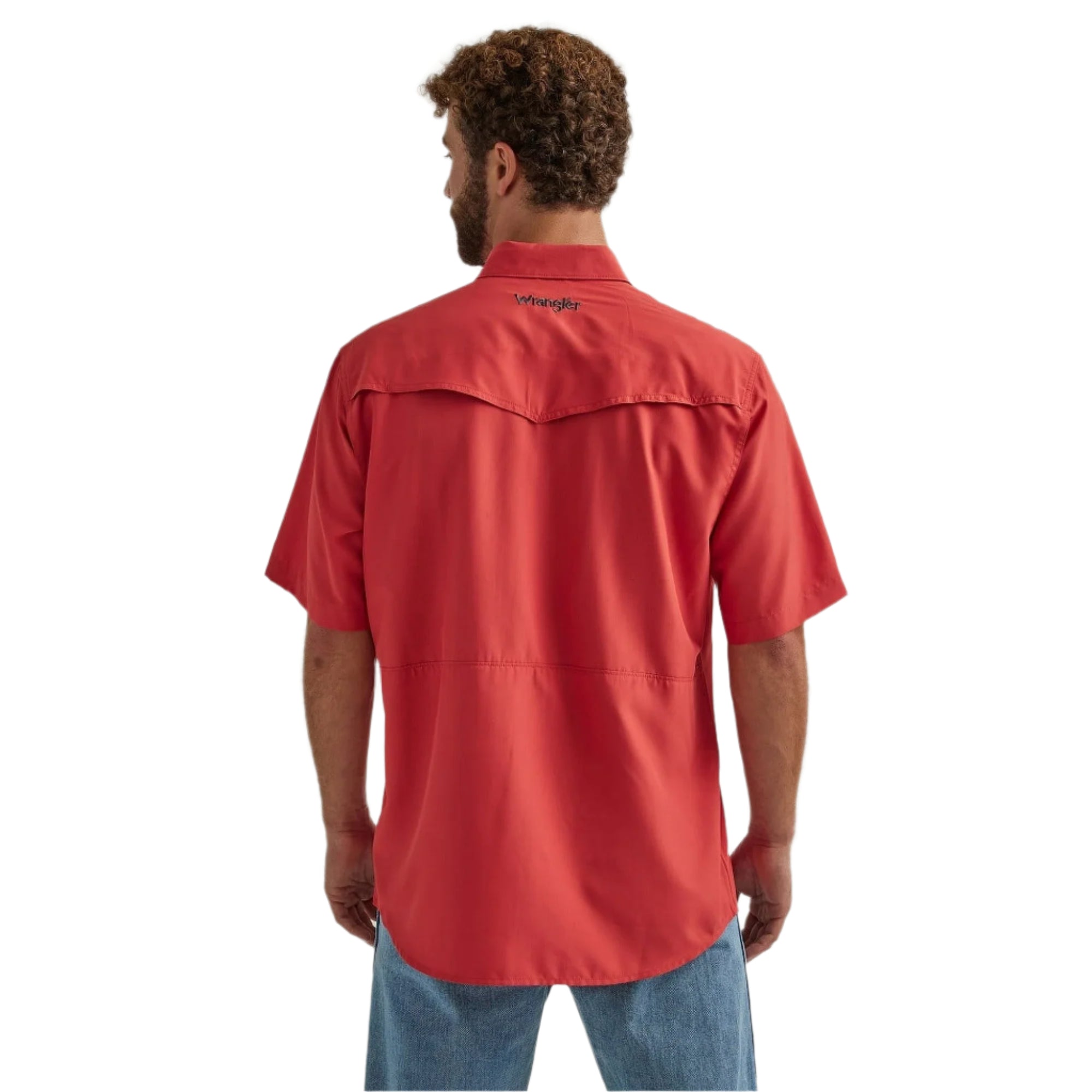 Men's Wrangler® Performance Short Sleeve Shirt - Classic Fit 112344571 - Crazy House Western Wear