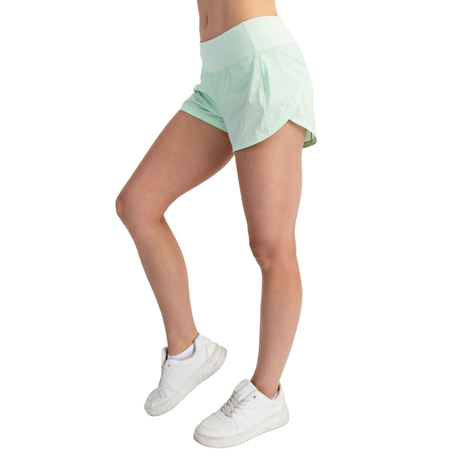 Women's Rae Mode Stretch Woven 2 In 1 Active Shorts P6235
