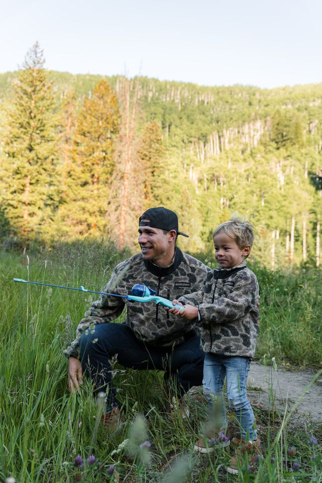 Burlebo Boy's Full Zip Jacket Rocky Mountain Camo Y-RMSFZ