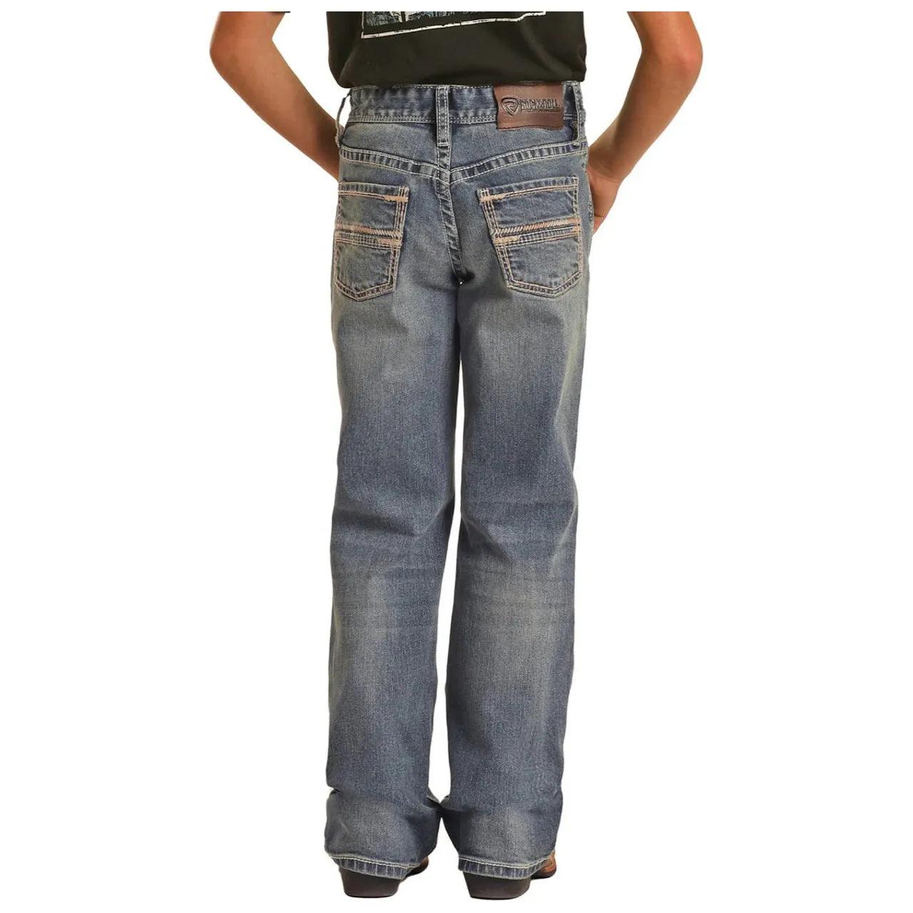 Rock and Roll Denim REGULAR FIT STRETCH BOOTCUT JEANS