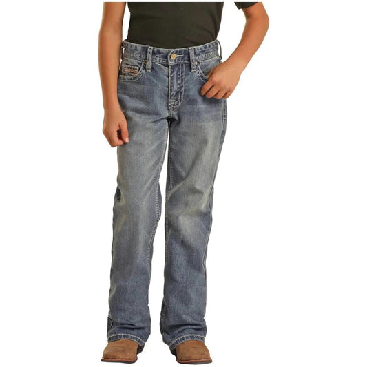 Rock and Roll Denim REGULAR FIT STRETCH BOOTCUT JEANS