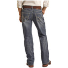 Men's Rock and Roll Relaxed Fit Straight Leg Jeans BM0SD03654 - Crazy House Western Wear