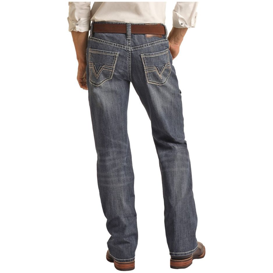 Rock and Roll Relaxed Fit Straight Leg Jeans - Crazy House Western Wear