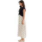Women's Entro Layered Polka Dot Midi Dress D31521