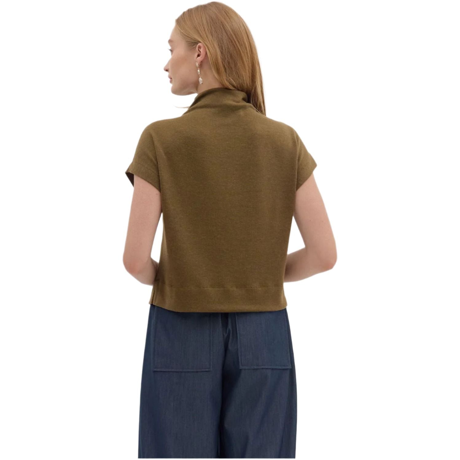 Women's Entro Solid Knit Pullover Top T27642 - Crazy House Western Wear