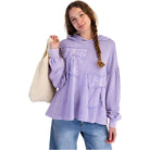 Women's Easel Lavender Hoodie With Bow Patch ET26781 - Crazy House Western Wear