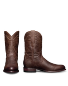 Tecovas Men's Cafe Goat The Earl Round Toe Boots M10002CAF