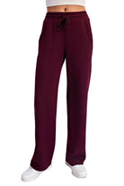 Rae Mode Women's Modal Scuba Cropped Wide Pant