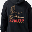 Burlebo Men's Black Duck Wild Fleece Hoodie FH-DKW-BLK