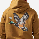 Burlebo Men's Light Brown Fleece Hoodie FH-OTF-LB