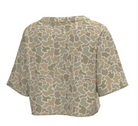 Local Girl Women's Forest Camo Desert Boxy Crop T-shirt L5110000-FCD
