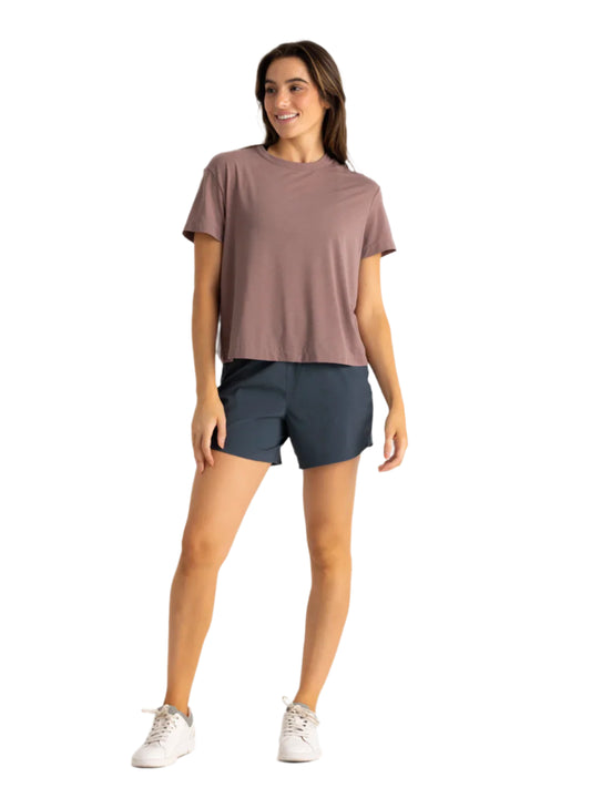 Women's Free Fly Bamboo Lined Breeze 5" Short WLABS-5-325